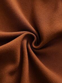 男士休闲格子领刺绣长袖上衣和裤子两件套家居服套装