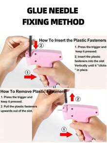 1 + 1000pcs Clothes Repair Sewing Gun Kit, Portable Clothing Mending Sewing Machine, Quick Stitch Gun, Mini Sewing Gun, Fast Mending Clothes Quilt Sewing Gun, Sewing Binding Machine