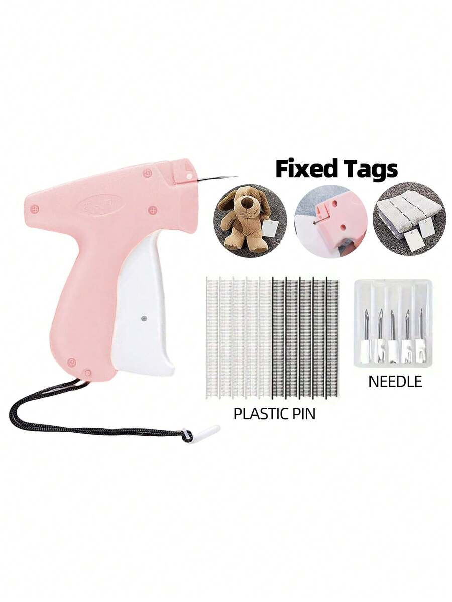 1 + 1000pcs Clothes Repair Sewing Gun Kit, Portable Clothing Mending Sewing Machine, Quick Stitch Gun, Mini Sewing Gun, Fast Mending Clothes Quilt Sewing Gun, Sewing Binding Machine