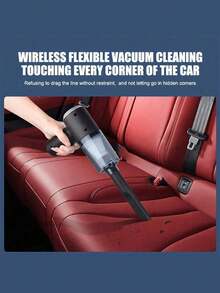 1 pieza Aspiradora de mano poderosa, pequeña, inalámbrica, con succión potente para limpieza del hogar, automóvil y escritorio, herramientas de jardín