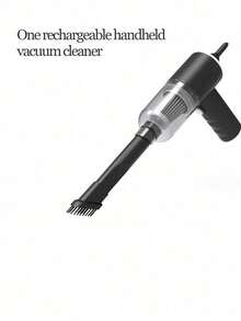 1 pieza Aspiradora de mano poderosa, pequeña, inalámbrica, con succión potente para limpieza del hogar, automóvil y escritorio, herramientas de jardín