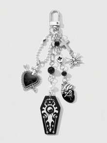 ROMWE Goth Keyrings & Keychains - Multicolor - View 19