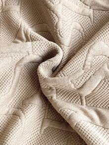 SHEIN Playful Pals 2pcs/Set Toddler Boys' Casual Jacquard Hoodie T-Shirt And Elastic Waist Pants Set, Suitable For Commuting, School, Leisure, Vacation, Sports, Autumn/Winter, 6M-3T, Children's Clothing, Infant Clothing, Infant T-Shirt, Infant Pants Fall Baby Set Autumn Winter Season Baby Boy Beige Outfit Baby Casual Sets Baby Boy Hoodie Set - Khaki - View 5