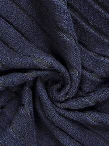 Modelyn Áo thun ôm dáng cổ chữ V đơn giản, màu trơn, họa tiết ren, thoải mái khi đi làm hàng ngày, cỡ lớn dành cho nữ, mùa xuân/thu - Màu xanh hải quân - Xem 7