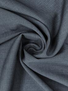 EMERY ROSE 大码女式纯色西装外套领子+束腰蝴蝶结复古优雅通勤派对日常秋冬连衣裙 - 灰色 - 查看 3