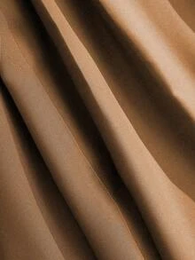 Franclia 2 件套优雅闪亮面料上衣和褶皱中长裙套装，适合分层穿着或单独穿着，秋冬 - 彩色 - 查看 6