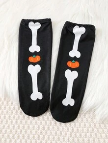 2 Stück/Set Baby Jungen süßes Skelett & Fledermaus Design Kapuzen-Bodysuit und Stulpen Set, bequem vielseitig modisch lässiger Outfit, geeignet für Halloween, Innen, Außen, Alltag, Sport, Spiel, Party, Fotografie, Herbst/Winter Totenkopf Baby Kleidung Halloween Baby Jungen Outfit Gruselig Baby Kleidung Baby Skelett Kostüm - Schwarz - Übersicht 7