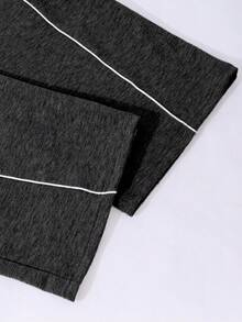 1pc Tween Girls' Loose Casual Sports Sweatpants, Solid Color - Dark Grey - View 5