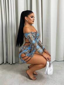 Sirith Women's Western Going Out Backless Leopard Print Sexy Backless Halter Dress,Backless Dress,Open Back Dress,Backless,Date Night Outfits Women,Animal Print,Sexy