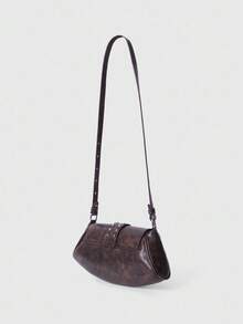 ROMWE Grunge Punk 女包 - 咖啡棕 - 查看 3