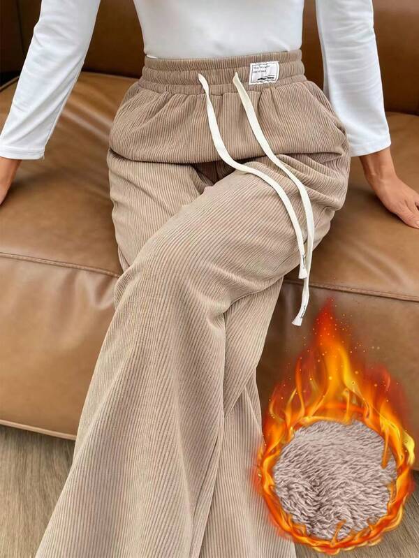 EMERY ROSE 女式直筒灯芯绒裤，秋冬