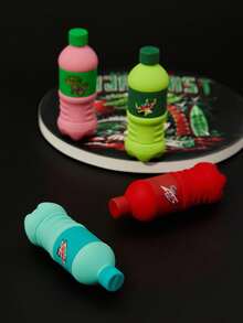 Mountain Dew X SHEIN 4 Buah Magnet Kulkas, Bentuk 3D yang Menarik, Dekorasi Kulkas - MultiWarna - View 4