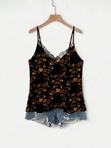 EMERY ROSE Áo ba lỗ và áo ba lỗ họa tiết hoa hồng màu đen và cam đơn giản, gợi cảm, giản dị, cỡ lớn, phù hợp cho kỳ nghỉ hè - Nhiều màu - Xem 6