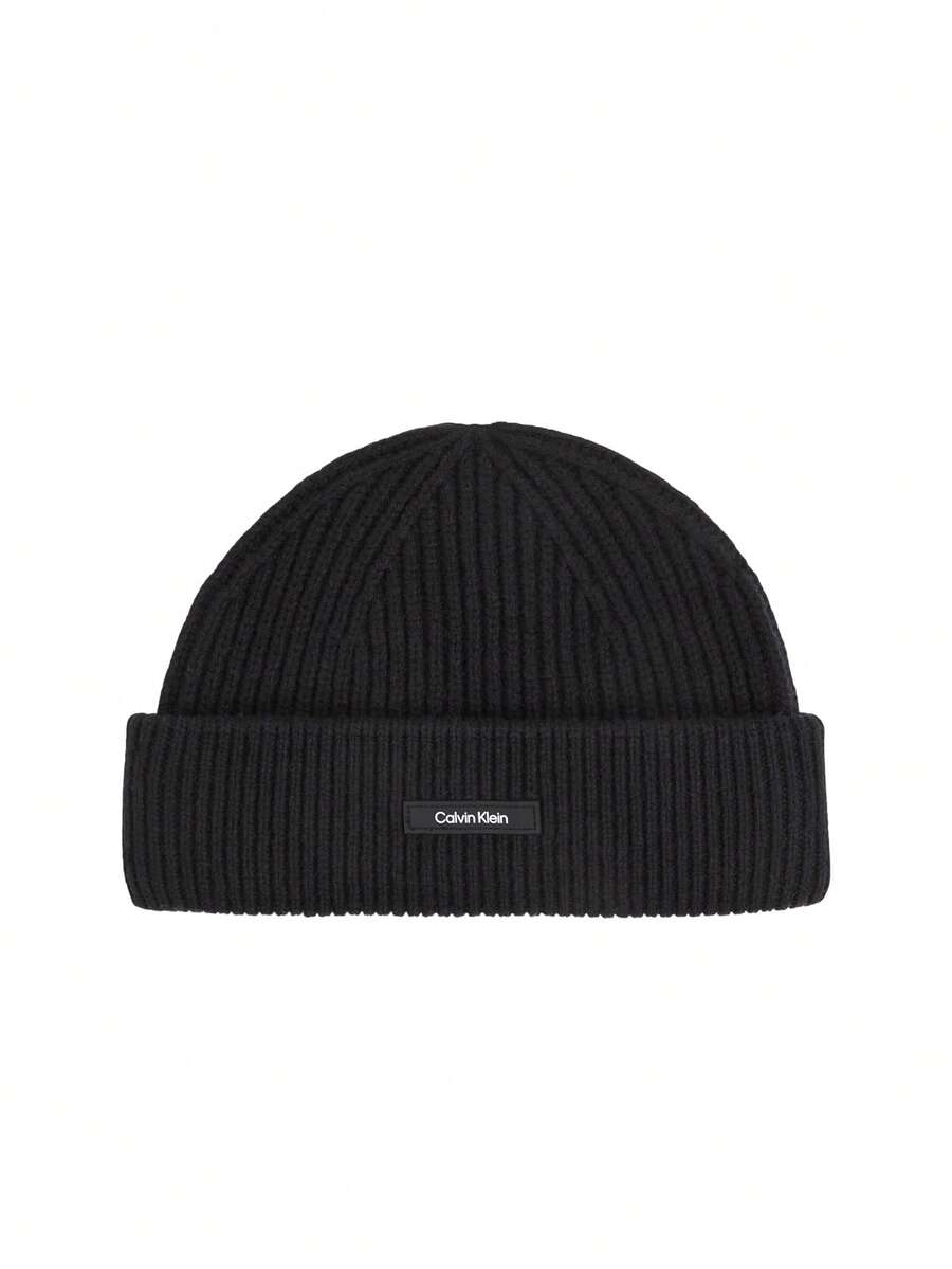 Calvin Klein Hattu Wool Docker Men's Knitted Hats Black - Black - View 1