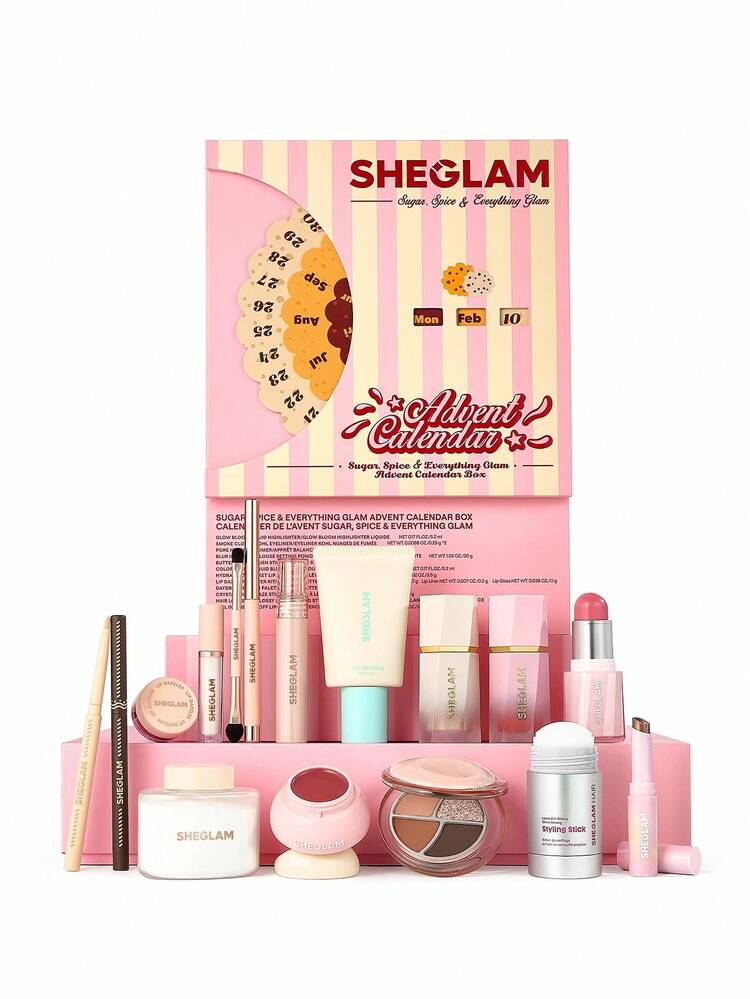 SHEGLAM Sugar, Spice & Everything Glam Advent Calendar Box Brand