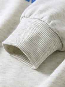 JNSQ Tween Jungen Outfit Set mit 2 Teilen: Locker sitzender Farbblock Buchstaben-Muster Kapuzenpullover Top und Relaxed Fit Jogginghose Unterteil, geeignet für Herbst, Winter, Alltag, Outdoor-Aktivitäten, Urlaub, Streetwear, Party und Lässig