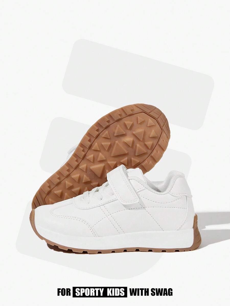 JNSQ 1 Paar minimalistische, vielseitige, bequeme und leichte Kinderschuhe/Studentenschuhe, geeignet für die Schulsaison und alle Jahreszeiten