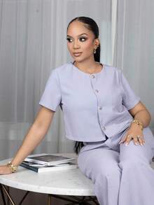 Melissa Matos 女士日常两件套服装