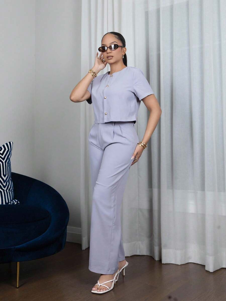 Melissa Matos 女士日常两件套服装