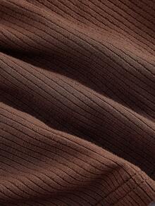 SHEIN MOD 加大码前扭纹抹胸上衣，适合日常外出，多件装 - 彩色 - 查看 5