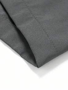 Manfinity Homme 男士浅灰色连帽长袖户外防风夹克，适合运动和户外活动，防水连帽夹克，科技感十足，秋季必备 - 淺灰色 - 查看 7