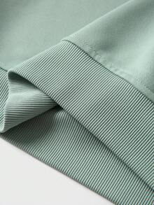 JNSQ Tween Girls Loose Fit Crew Neck Long Sleeve Graphic Letter Print Sweatshirt, Suitable For Autumn, Winter Daily Wear, Outdoor Activities, Vacation, Streetwear, Party And Casual