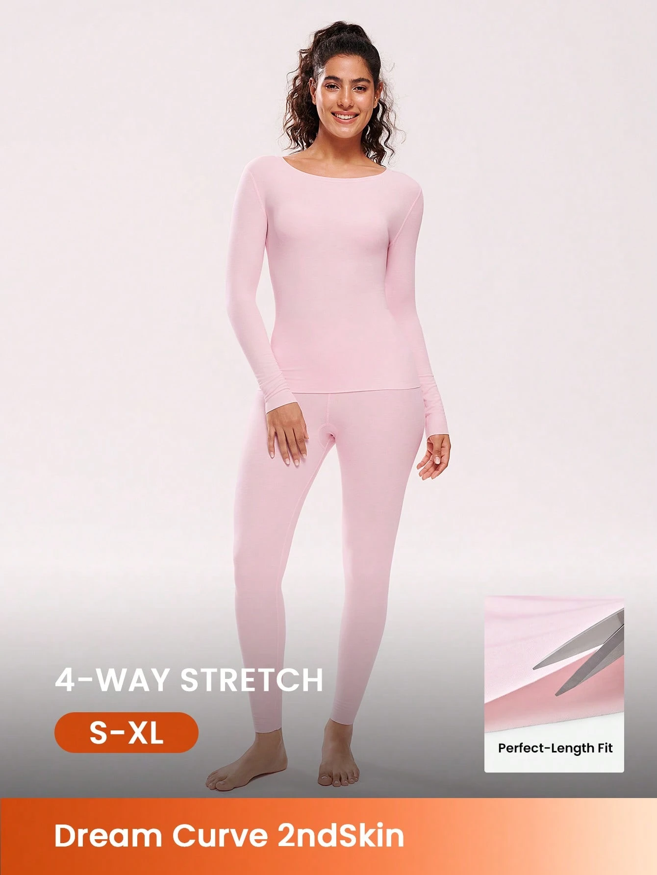 Women's Thermal Underwear Lightweight And Warm Set