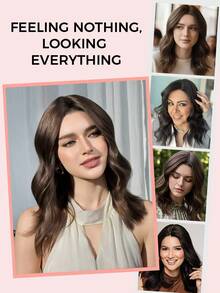 14 英寸女士真发发片，适合头发稀疏的女性，8x8 英寸大底座真发发片，适合日常佩戴和造型 - S2 - 查看 13