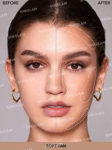 SHEGLAM Snatch 'N' Define Stick-Soft Tan Cream 輪廓棒 持久度高顯色防汗古銅色塑形輕盈光滑自然輪廓面部彩妝派對輪廓和古銅色 品牌 美容 化妝 化妝品 適合女性與女孩 完美搭配冬季 Y2K 時尚 流行 生日禮物 假期 派對準備就緒 最佳顏色