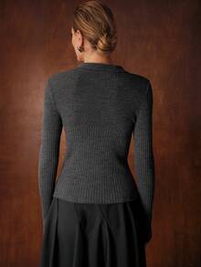 MOTF PREMIUM 修身高领羊毛毛衣，秋冬