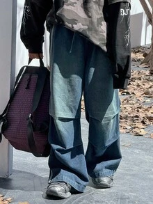 DAZY 青少年女孩休闲牛仔裤 - 藍色 - 查看 9