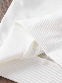 Genkimix Kids 2件套男童宽松简约英式POLO领卫衣 - 白色 - 查看 8