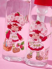 Strawberry Shortcake X SHEIN Cartoon Character Transparent Spray Bottles, Gift Ideas - Red - View 6