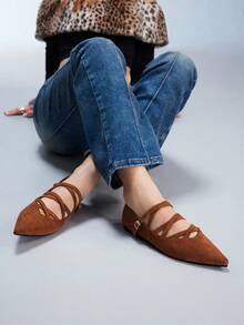 CUCCOO GRLICON Giày cao gót Kitten Heel phong cách Y2K dành cho nữ, phù hợp cho đi xe máy, trở lại trường, Halloween, Giáng sinh, trang phục dự tiệc - Màu Cam cháy - Xem 5
