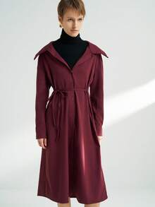 Airaco Damen Lässig Kleid mit Knopfverschluss, geeignet für den täglichen Herbsttragekomfort