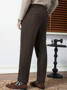 Core Aspect 男士棕色休闲锥形裤 - 鏽棕色 - 查看 2