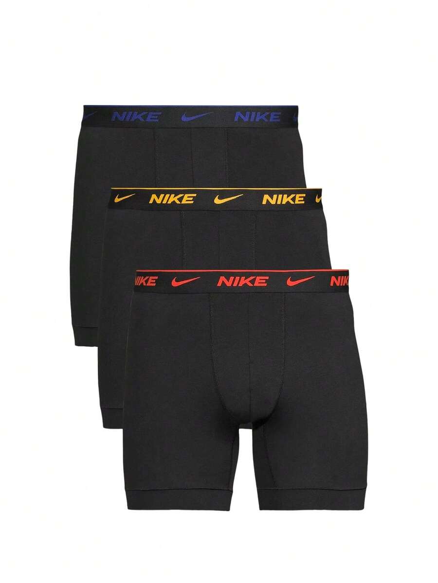 Nike 3 Pack Men's Boxer Briefs - Black - View 1