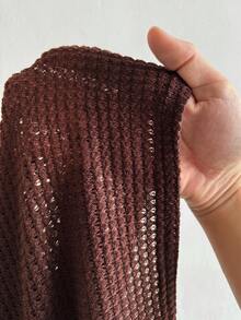 Rustia Plus Size Tank Tops & Camis - Coffee Brown - View 8