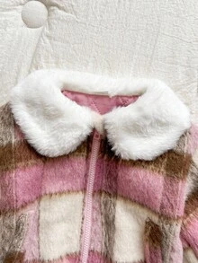 SHEIN Baby Girls Jackets - Multicolor - View 4