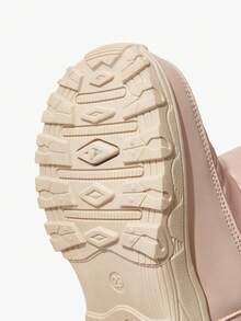 JNSQ 1 Pair Girls Fashion Design Hook And Loop Comfortable Warm Boots, Casual Snow Boots Suitable For Daily Outing And Sports In Winter (Pattern Random) - Pink - View 10