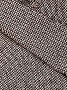 SHEIN MOD 大码格子西装套装、背心和裤子、无袖缺口领经典格子背心、高腰宽松格子阔腿裤、复古、办公室、正式、学术、商务，秋冬 - 彩色 - 查看 13