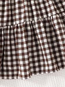 Emery Rose Kids Emery Rose Kids Young Girl Knitted Plaid Red Color Bishop Sleeve Fitted Christmas Dress,Suitable For Christmas And Everyday Wear - Red - View 11