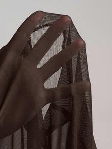 Ontre Women's Asymmetric Asymmetrical Hem Oblique Collar Sleeveless T-Shirt, Urban Commute Business Casual Wear, Office Outfit, Teacher Outfit, Basic Top, Outerwear, Brown