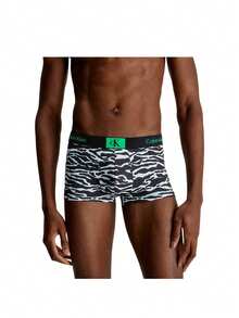 Calvin Klein Men's Boxer Briefs - Black and White - View 2