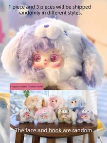 POKOJA LAND 1/3/6PCS Cute Puppy Figure Collectible Set Non Plush Filling Mystery Box Bag Charm Accessory Lovely Animal Model Pet Lover Gift Home Decor Cute Cartoon Style Art Piece - Multicolor - View 14