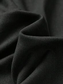 SHEIN BASICS 3 chiếc váy ngắn cổ lọ tay dài dệt kim màu trơn dành cho nữ - Màu xanh hải quân - Xem 9