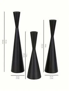 1 pièce Bougeoir de taille dorée, décoration parfaite pour la table de salle à manger, photoshoot de dîner aux chandelles, atmosphère romantique pour anniversaire de mariage, décoration de table de salon à la maison, décoration d'Halloween, du Nouvel An, cadeaux, décoration de maison pour la remise des diplômes, décorations de Noël pour la chambre