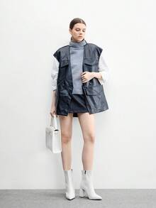 CUCCOO BIZCHIC 女士时尚高跟中筒靴 - 白色 - 查看 10