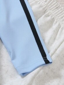 Genkimix Kids Conjunto de 2 piezas de sudadera de manga larga con estampado de gato azul claro y pantalones holgados de felpa gris claro con cordón para niñas de 4 a 7 años, adecuado para deportes, vacaciones, otoño/invierno, uso escolar - Multicolor - Ver 6