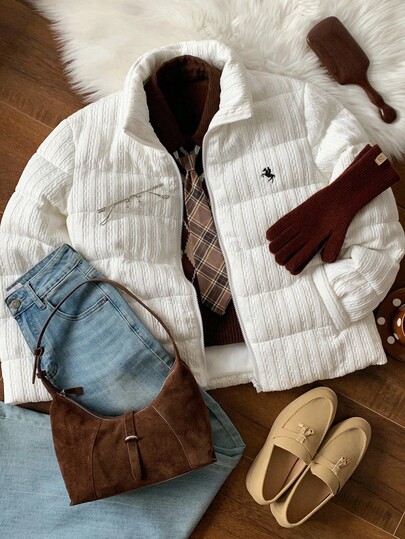 Comfortcana Chaqueta de mujer de unicolor versátil y de moda, para invierno